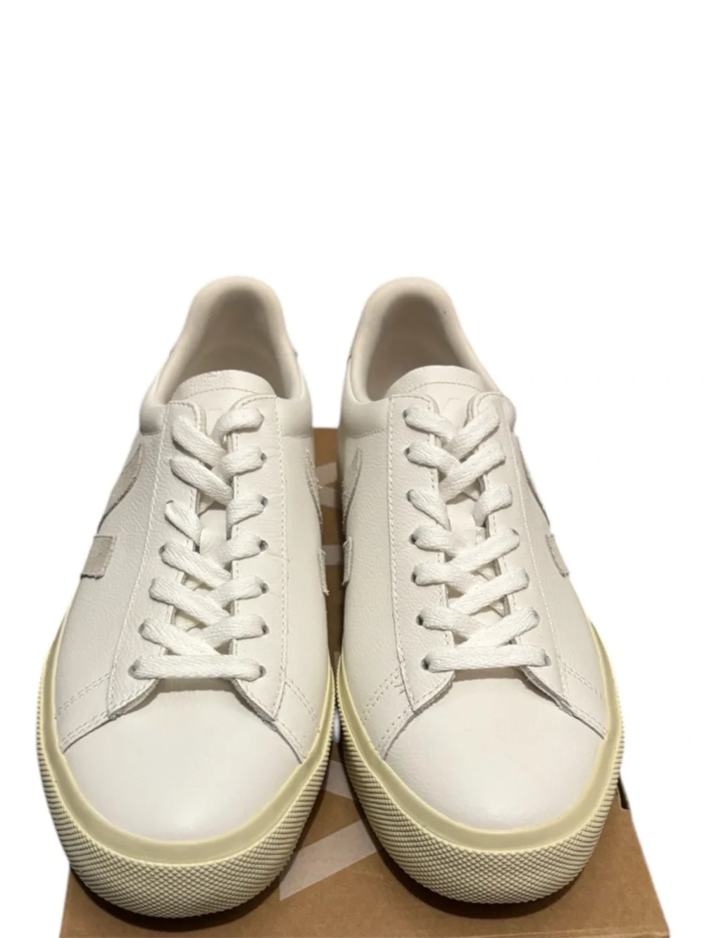 Veja Campo Leather Sneaker Extra White/Natural Suede EU 40/US 9 - Picture 6 of 8